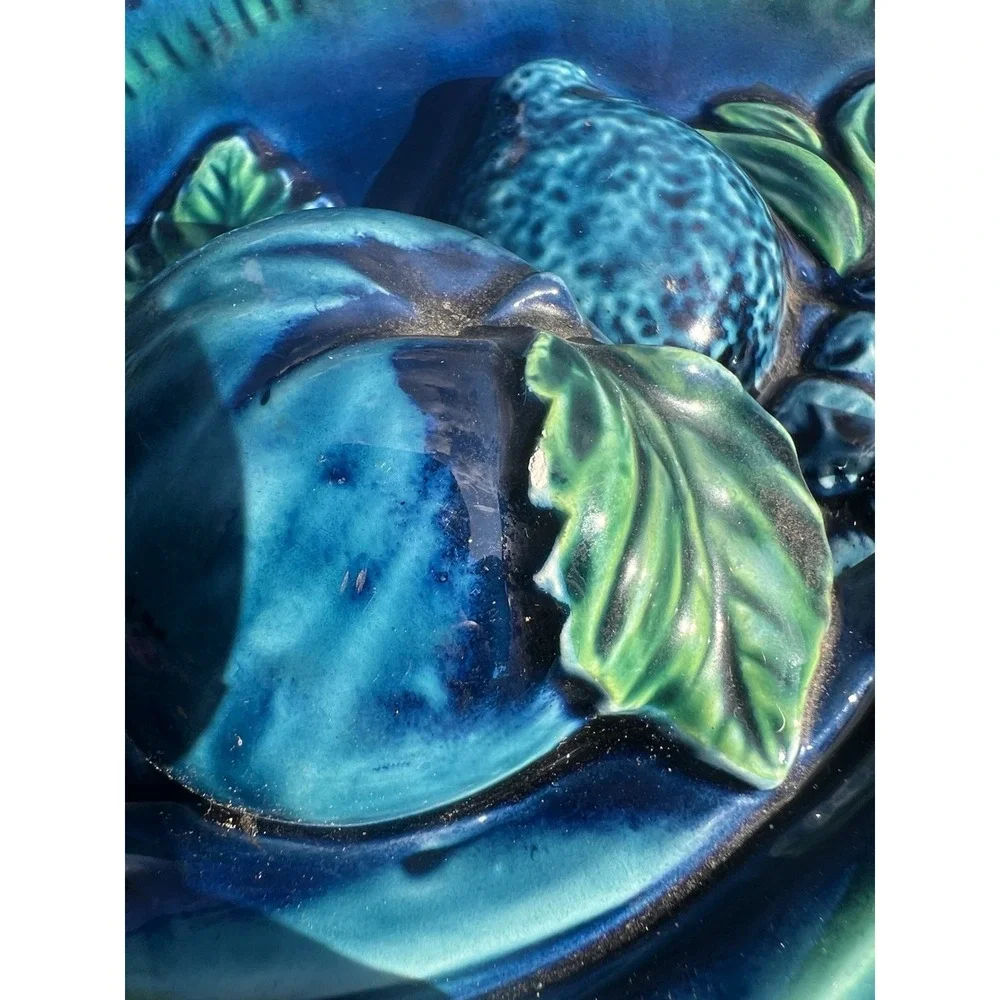Vintage Inarco Mood Indigo E2432 3D Fruit Wall Plaque 10